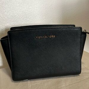 Selma Medium Saffiano Leather Crossbody Bag